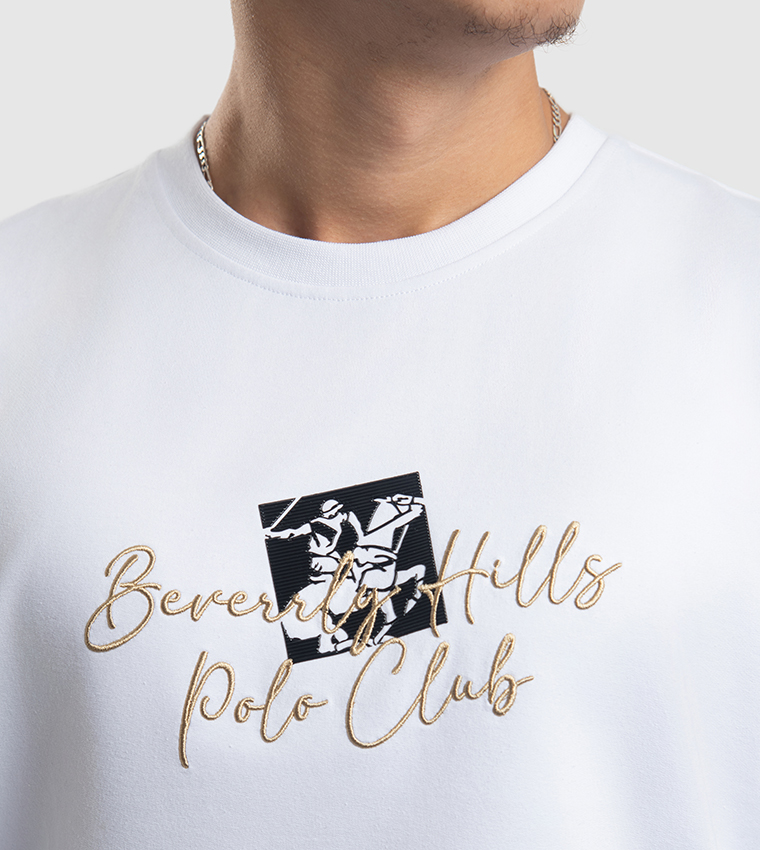 Logo Embroidered Long Sleeves T-Shirt
