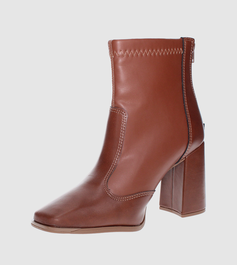 TAYLOR Block Heel Ankle Boots