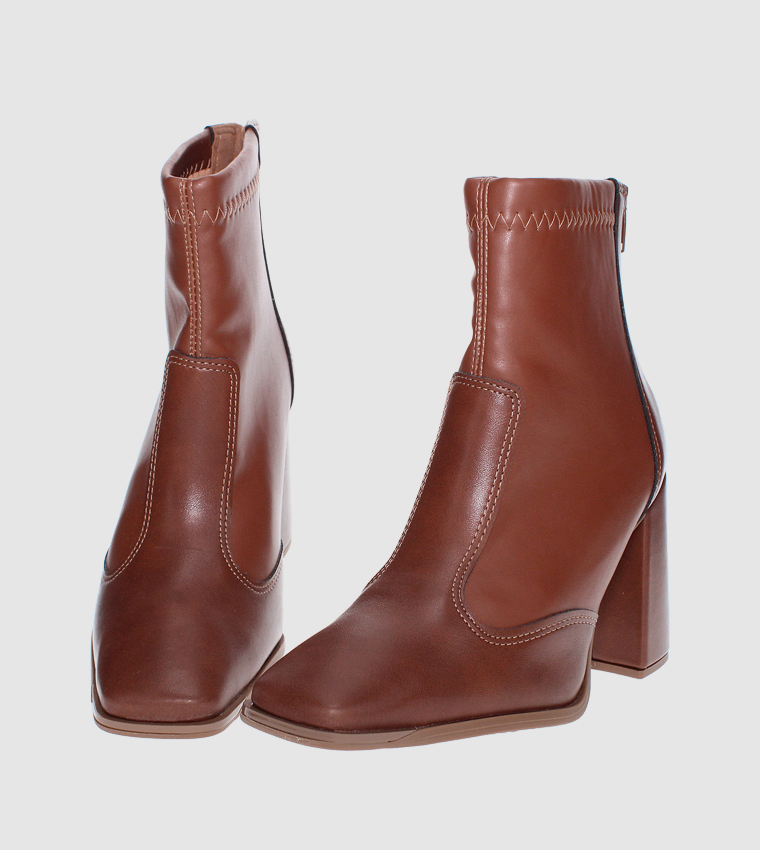TAYLOR Block Heel Ankle Boots