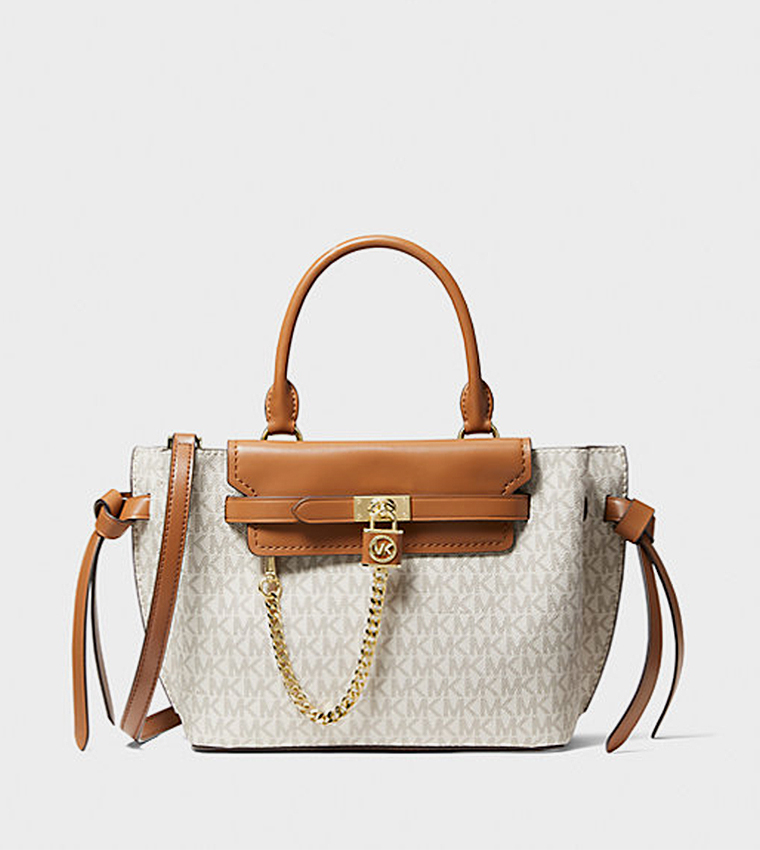 HAMILTON Monogram Patterned Satchel Bag