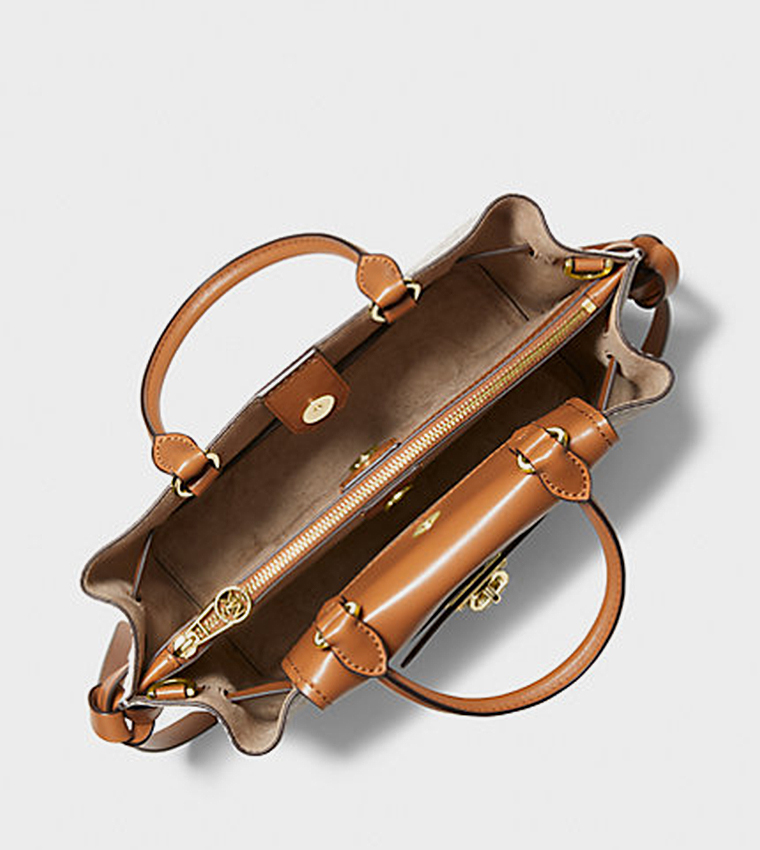 HAMILTON Monogram Patterned Satchel Bag
