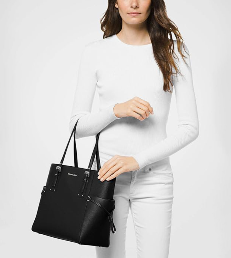 VOYAGER Textured Mini Tote Bag