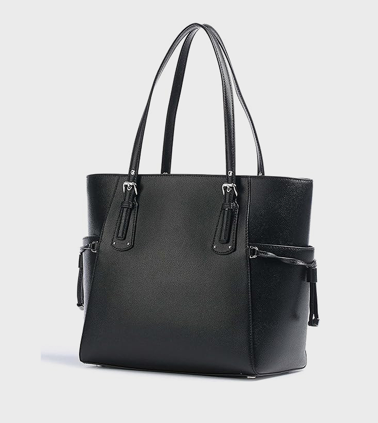 VOYAGER Textured Mini Tote Bag