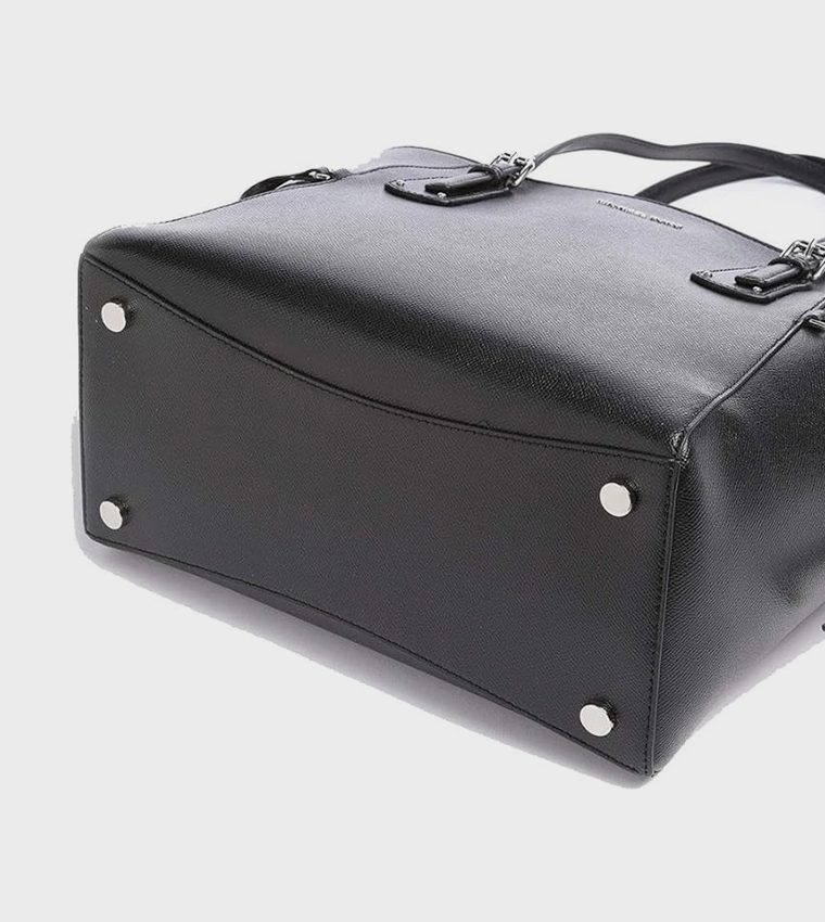 VOYAGER Textured Mini Tote Bag
