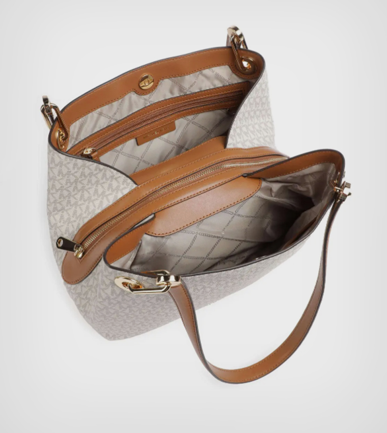 RAVEN Monogram Patterned Shoulder Bag