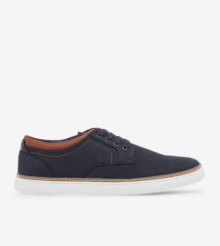 Harus Lace Up Sneakers - Navy