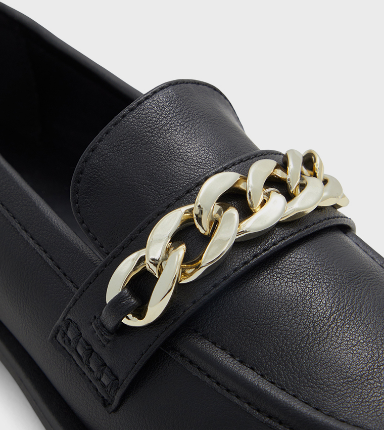 RAEVEN Metal Accent Penny Loafers
