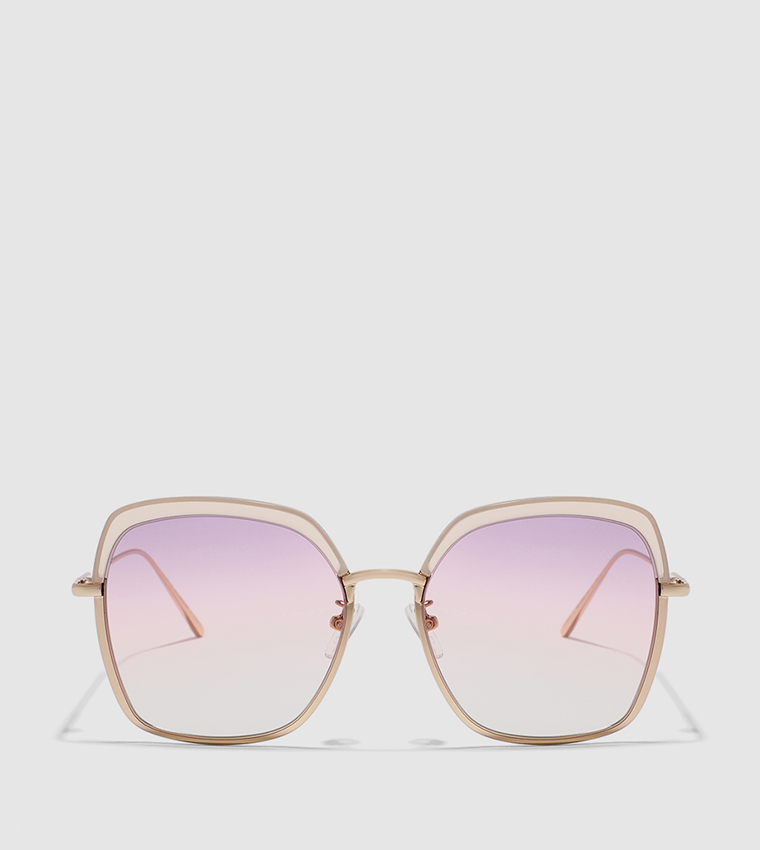 Slay UV Protected Square Sunglasses