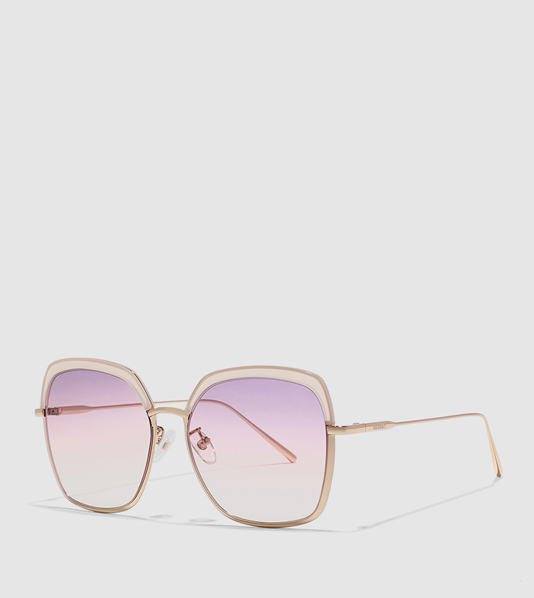 Slay UV Protected Square Sunglasses