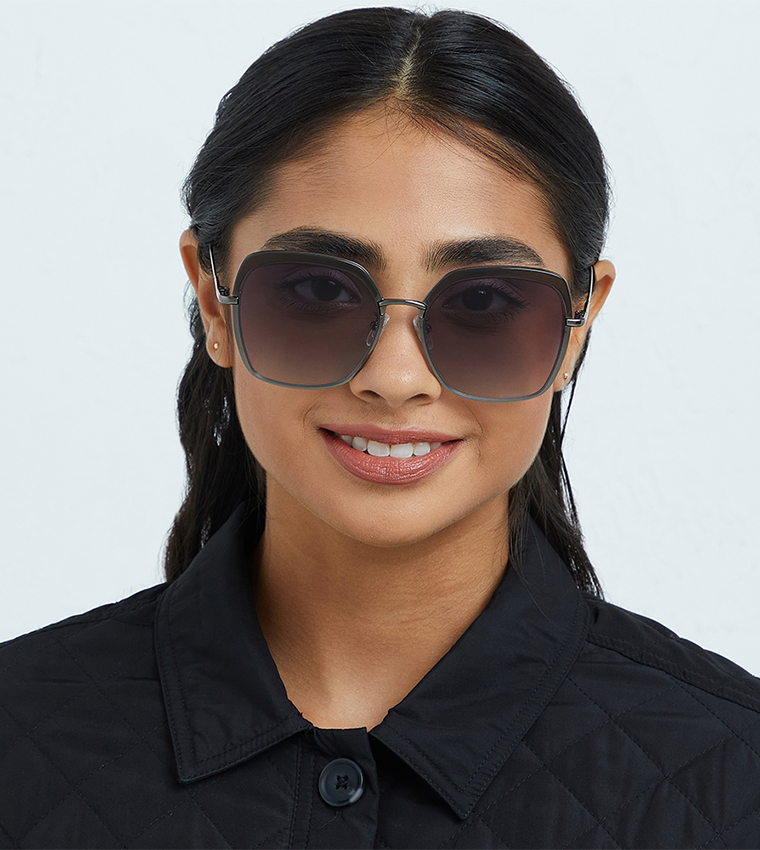 Slay UV Protected Square Sunglasses