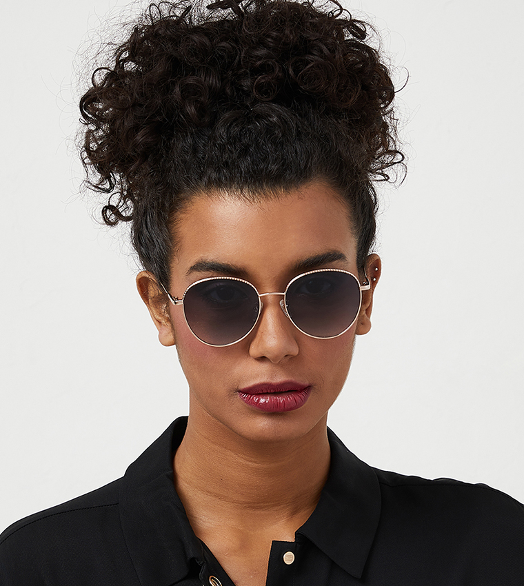 Forget-Me-Not Round Sunglasses