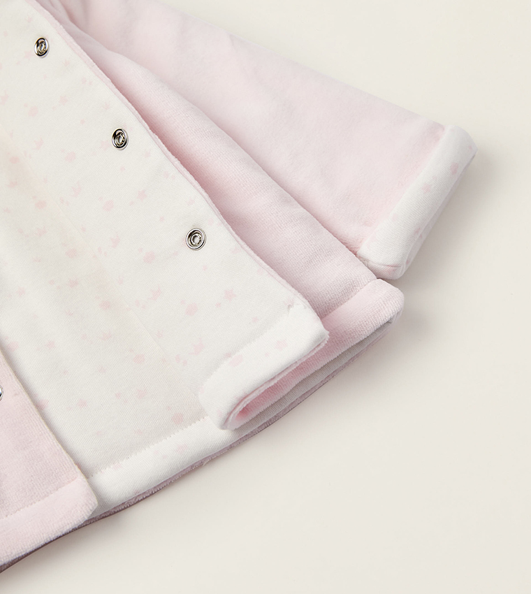 Newborn Girls Velour Jacket