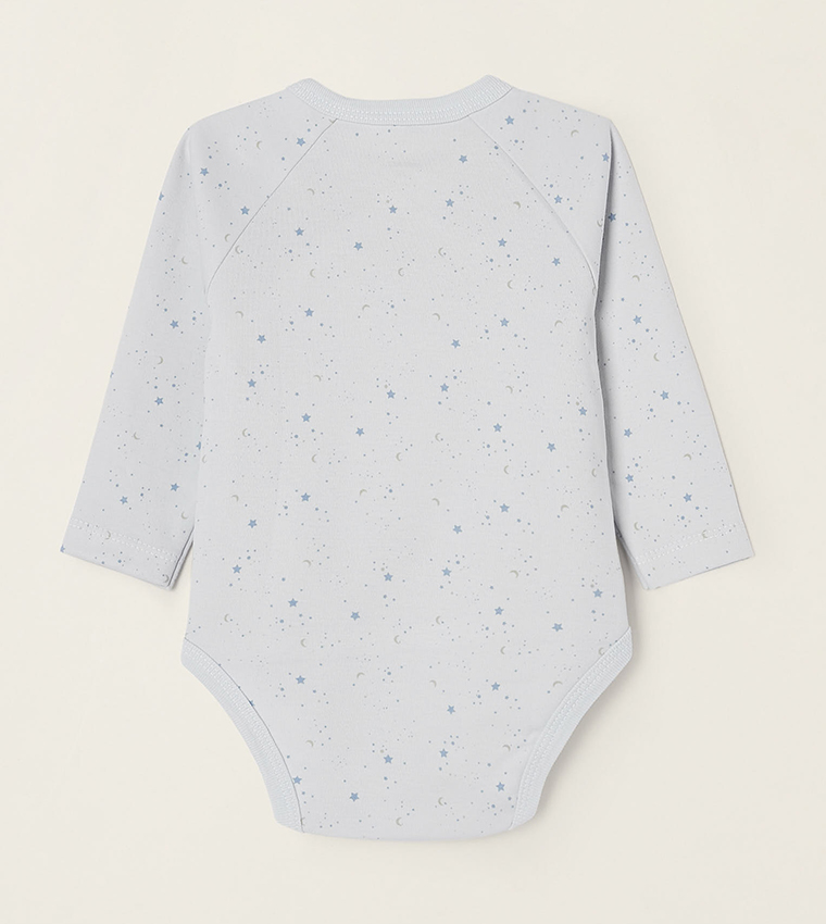 4-Pack Newborn Wrap-Over Bodysuits