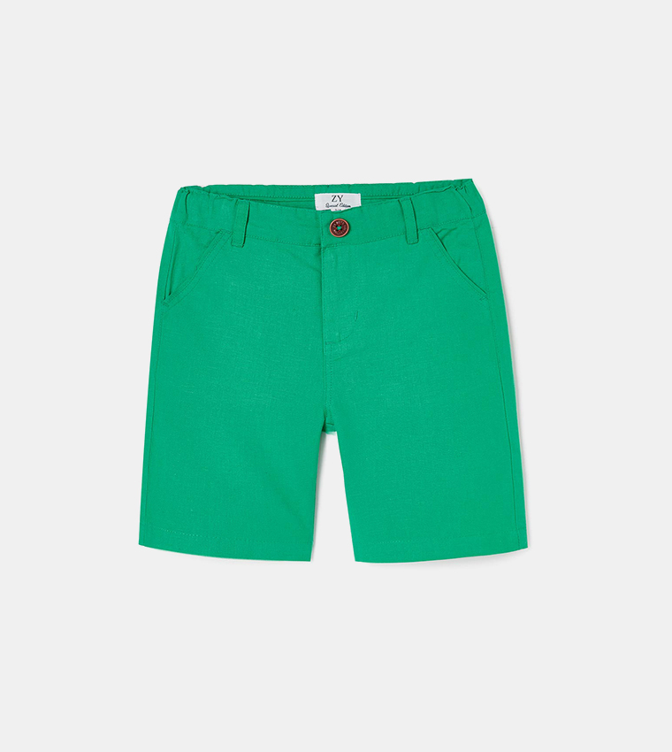 Boys Cotton and Linen Shorts