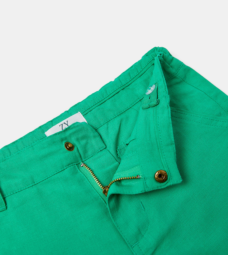 Boys Cotton and Linen Shorts