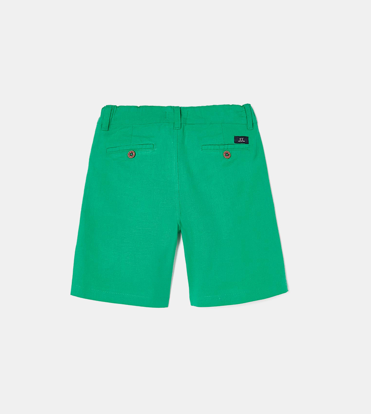 Boys Cotton and Linen Shorts