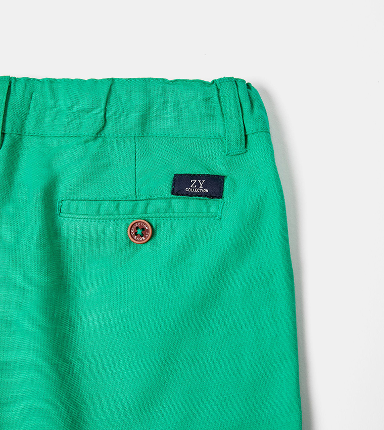 Boys Cotton and Linen Shorts