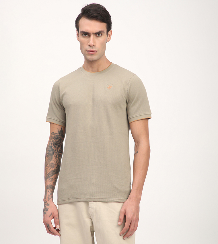 Logo Embroidered Short Sleeves T-Shirt