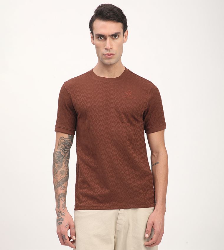 Logo Embroidered Short Sleeves T-Shirt