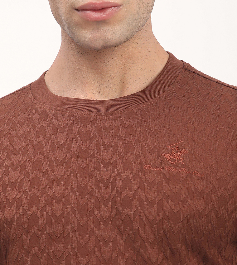 Logo Embroidered Short Sleeves T-Shirt