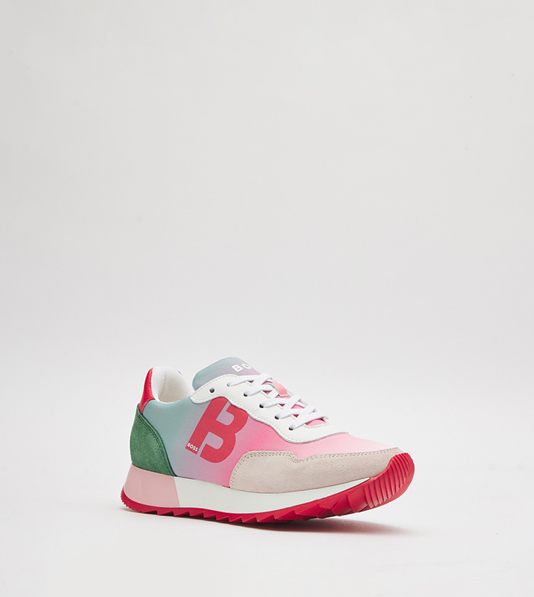 Ombre Lace Up Sneakers