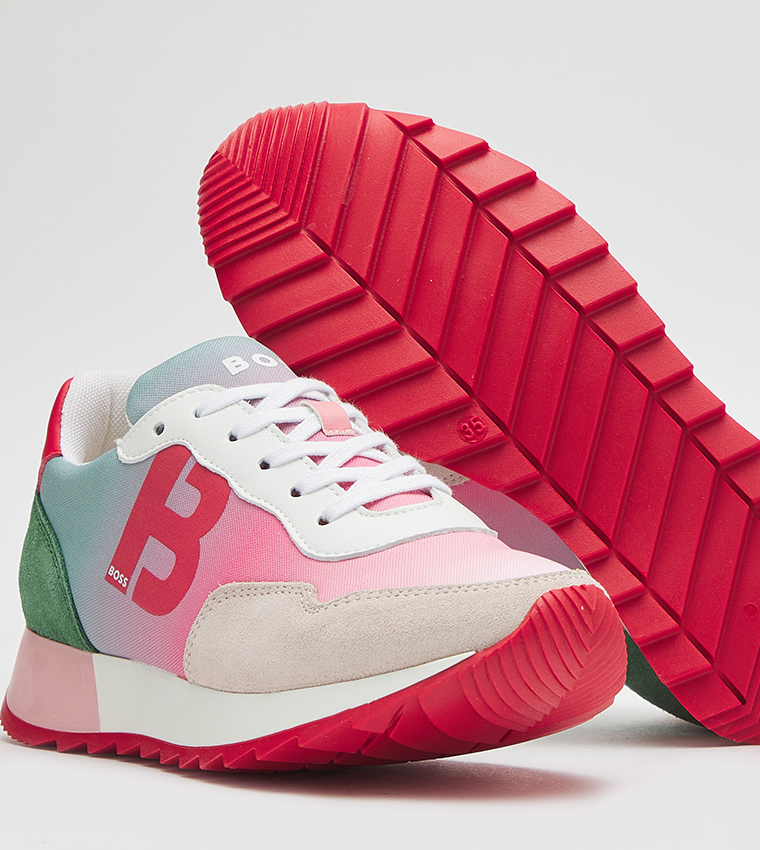 Ombre Lace Up Sneakers