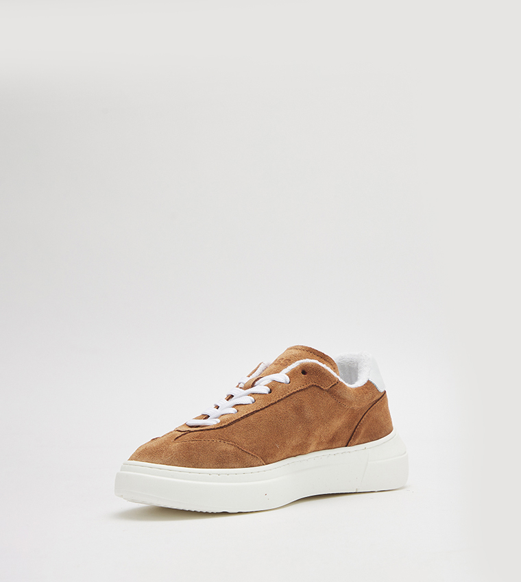 Monogram Suede Sneakers