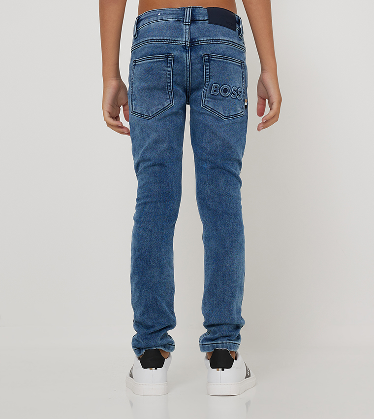 Boss blue jeans best sale