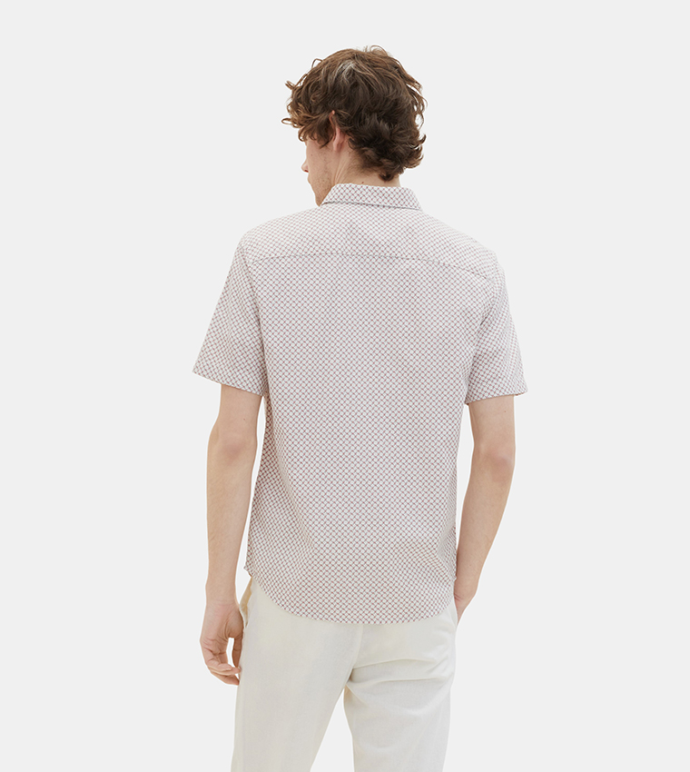 Patterned Short Sleeves Shirt