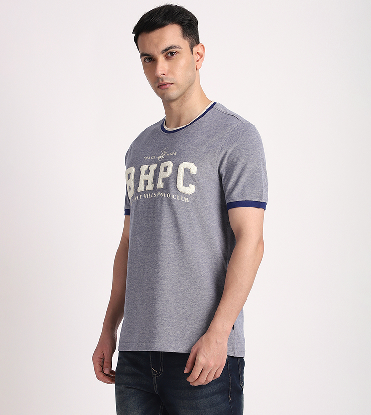 Logo Towelling Crew Neck T-Shirt