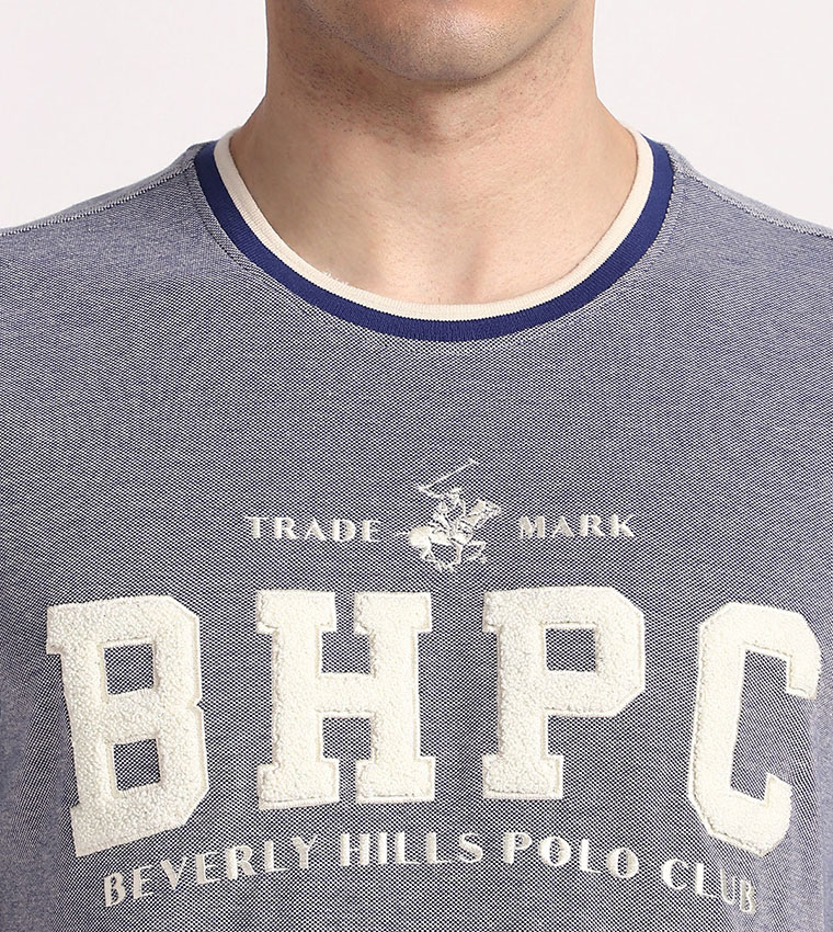 Logo Towelling Crew Neck T-Shirt