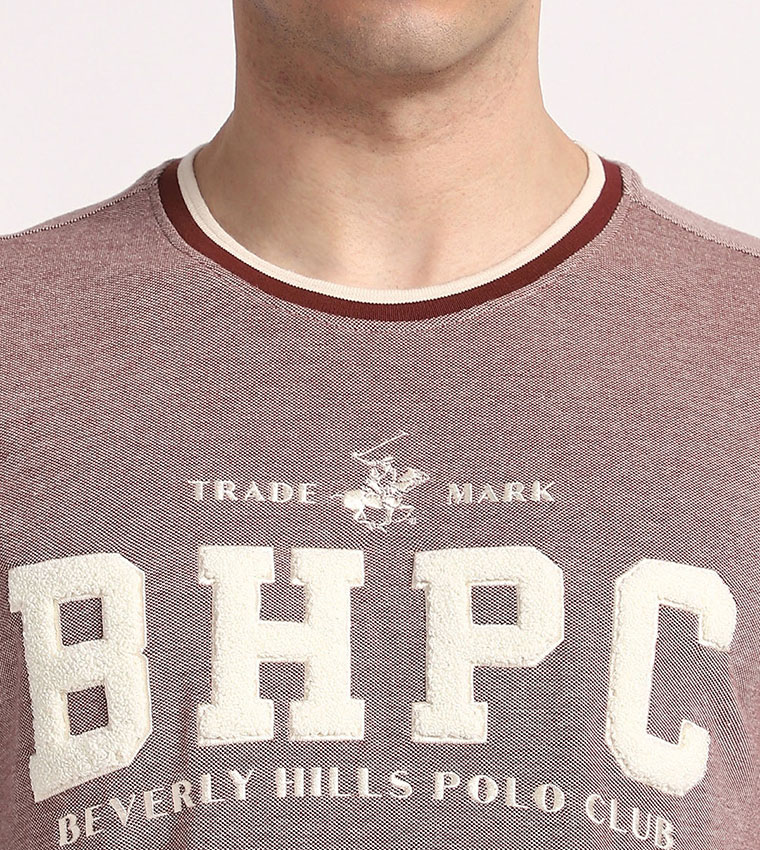 Logo Towelling Crew Neck T-Shirt