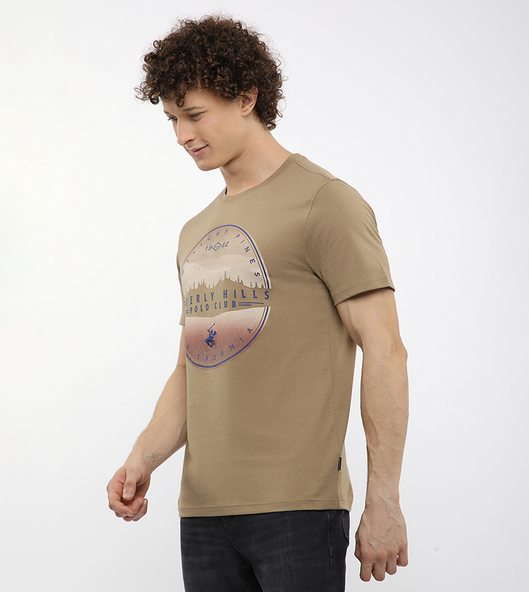 Graphic Printed Crew Neck T-Shirt