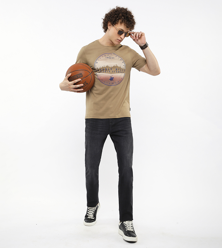 Graphic Printed Crew Neck T-Shirt