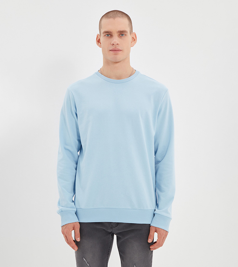 MODAGEN Sweatshirt - Blue - Regular fit - Trendyol