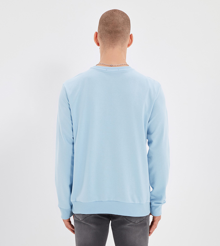 MODAGEN Sweatshirt - Blue - Regular fit - Trendyol