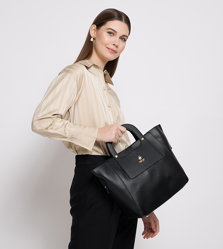 Logo Detail Tote Bag
