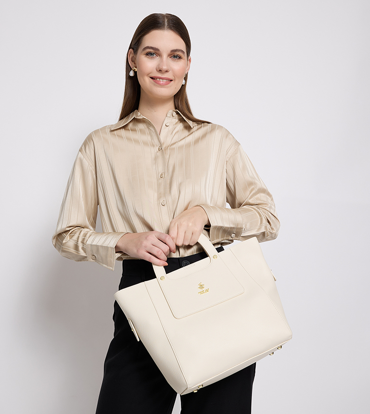 Logo Detail Tote Bag