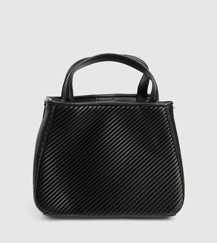 Textured Chain-Link Handheld Bag