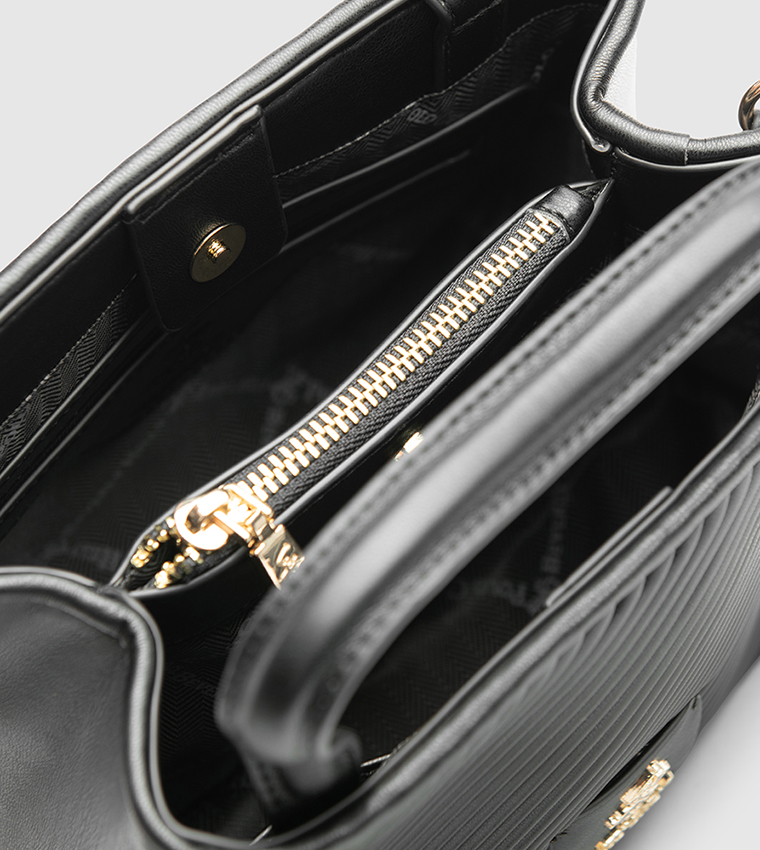Textured Chain-Link Handheld Bag