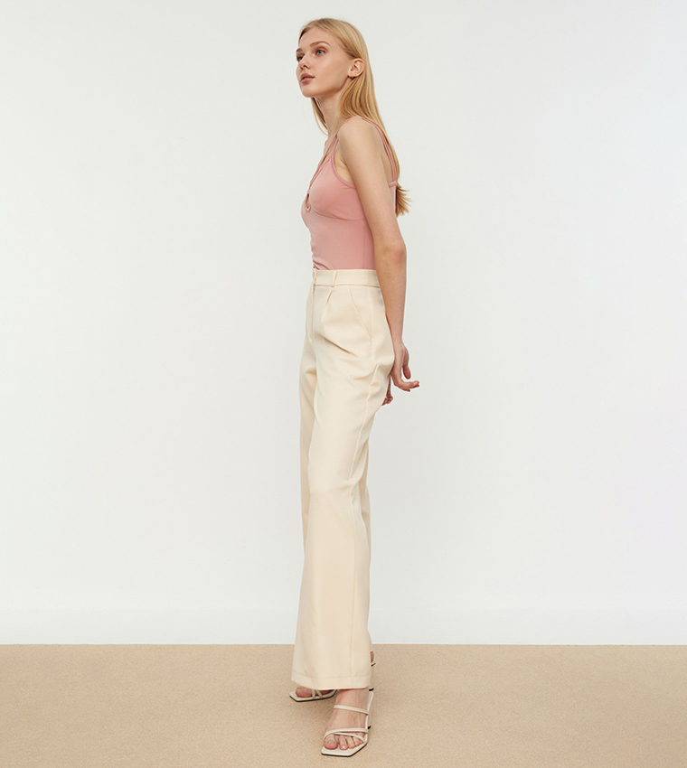 High Rise Wide Leg Pants