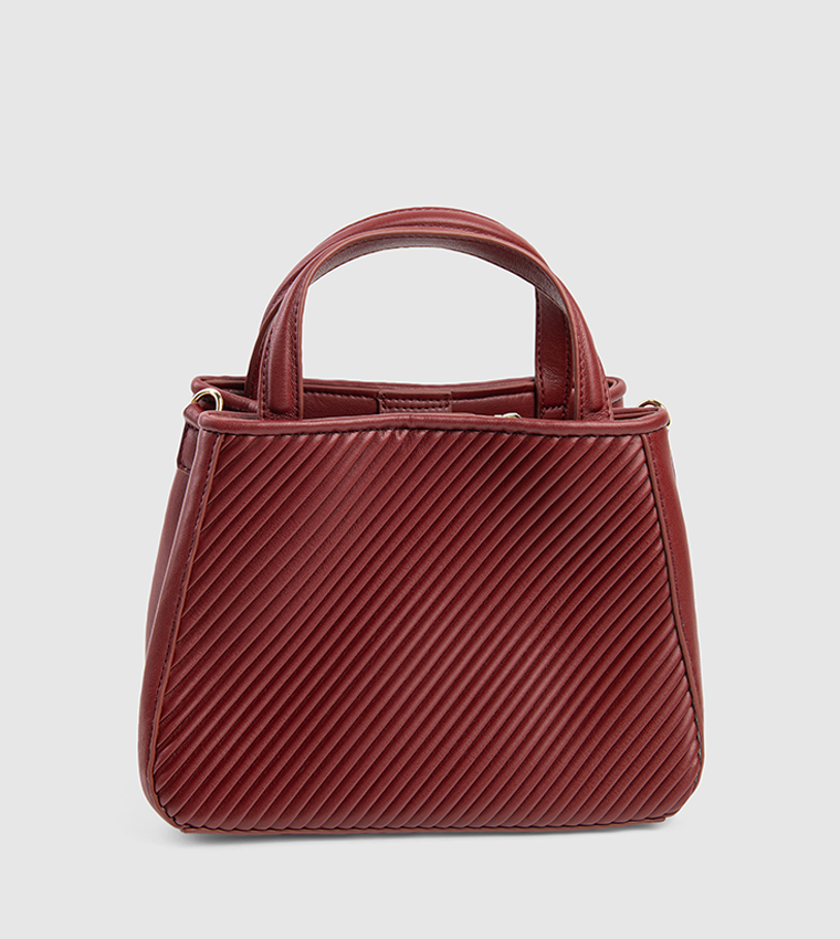 Textured Chain-Link Handheld Bag
