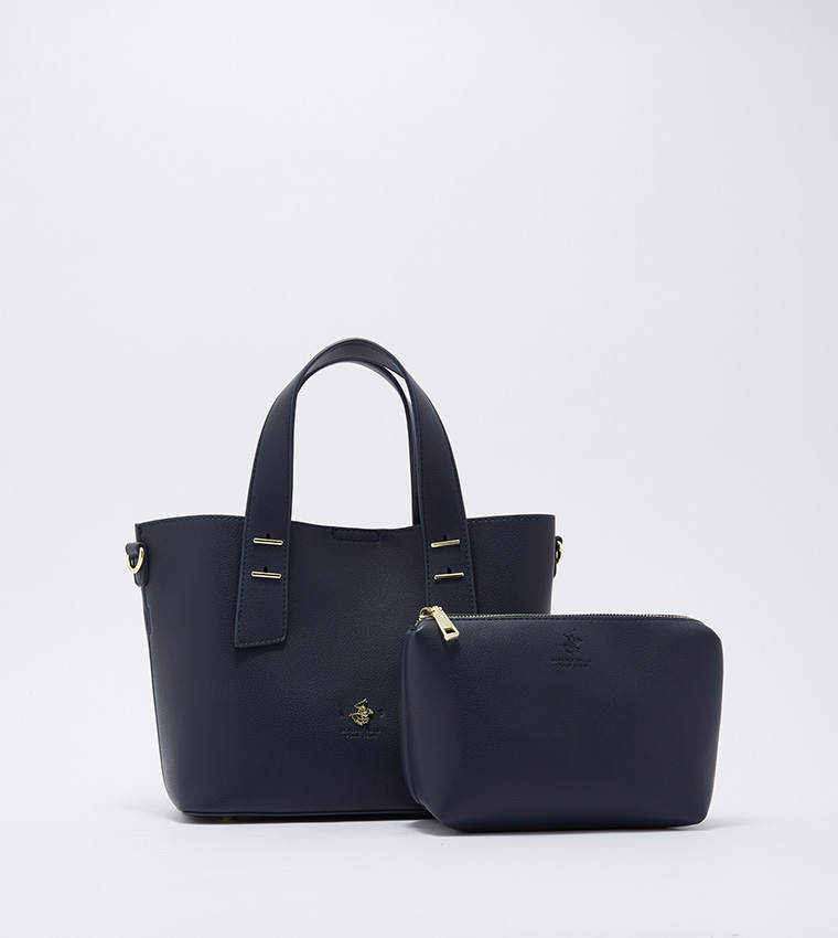 Buy Beverly Hills Polo Club Tote Bag In Blue 6thStreet Qatar