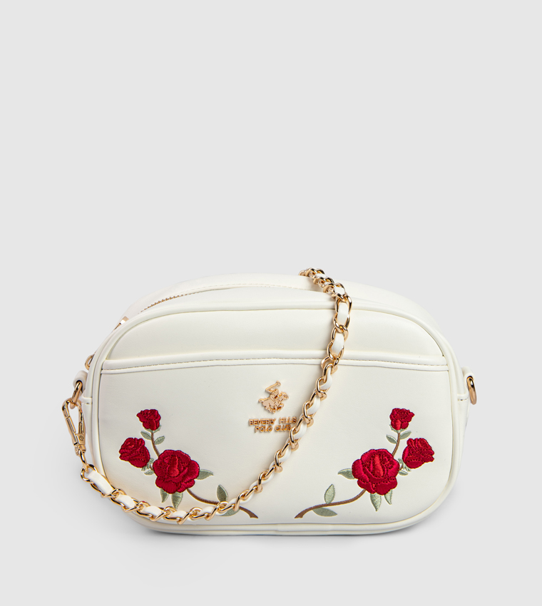 Embroidered Crossbody Bag