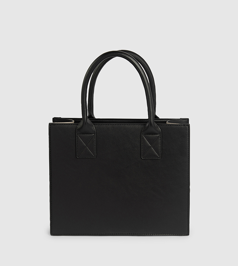 Logo Detail Satchel Bag