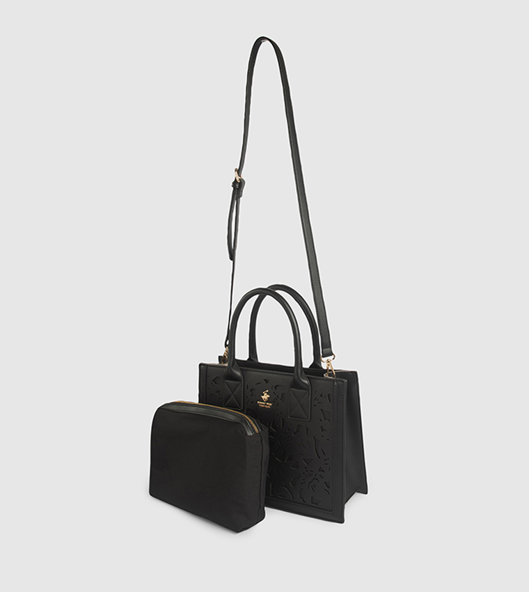 Logo Detail Satchel Bag