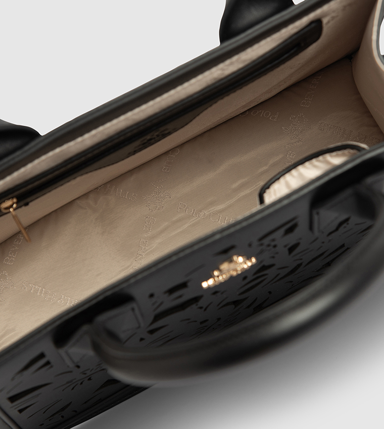 Logo Detail Satchel Bag