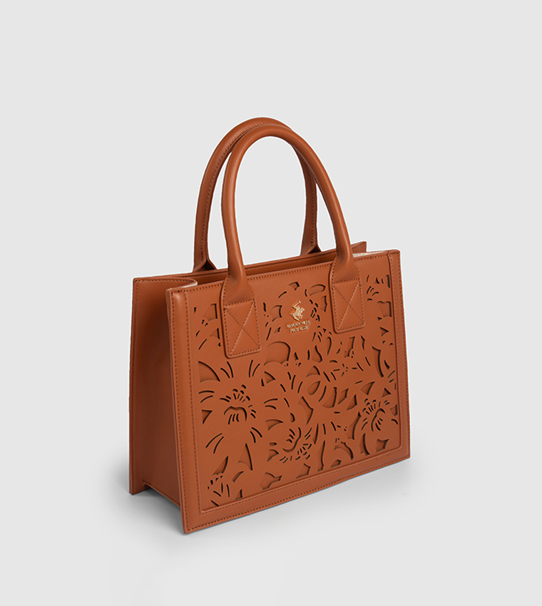 Logo Detail Satchel Bag