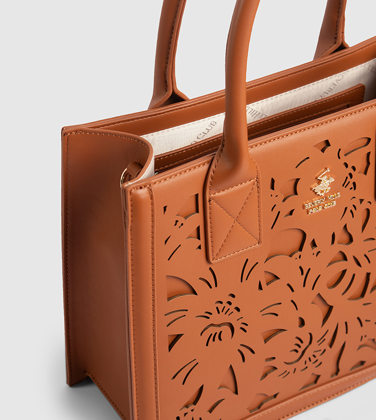 Logo Detail Satchel Bag