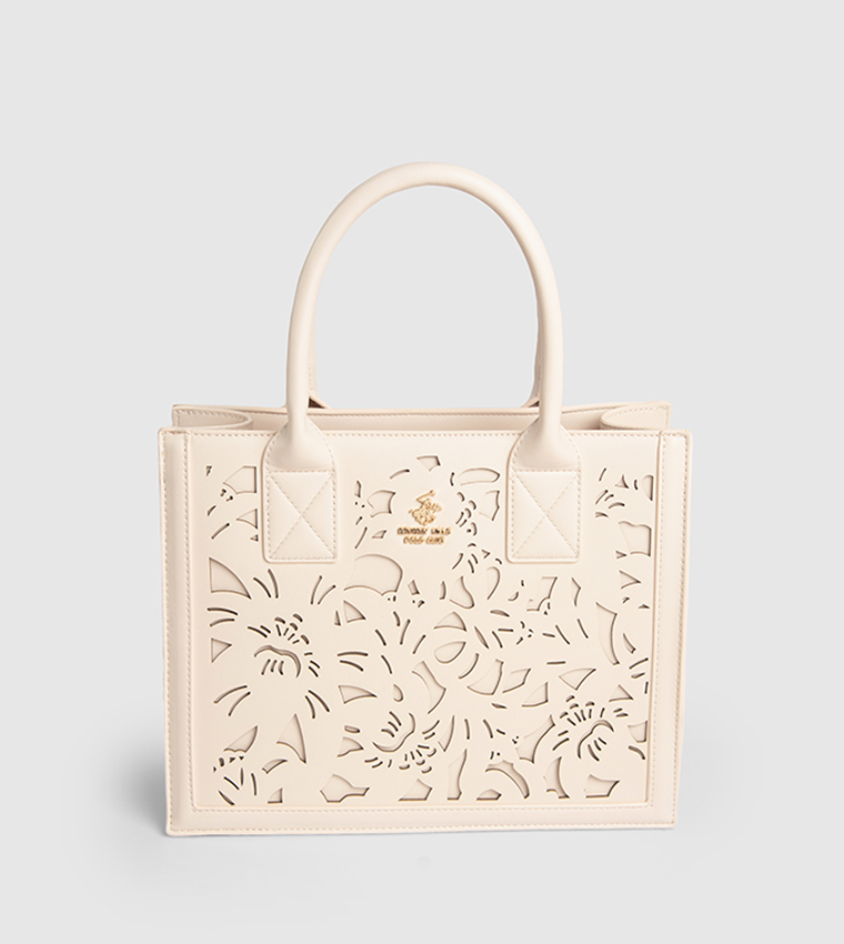 Logo Detail Satchel Bag